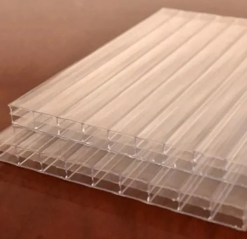 Производитель Цена 10 мм Толщина 3-Wall Plastic Polycarbate Hollow Sheet