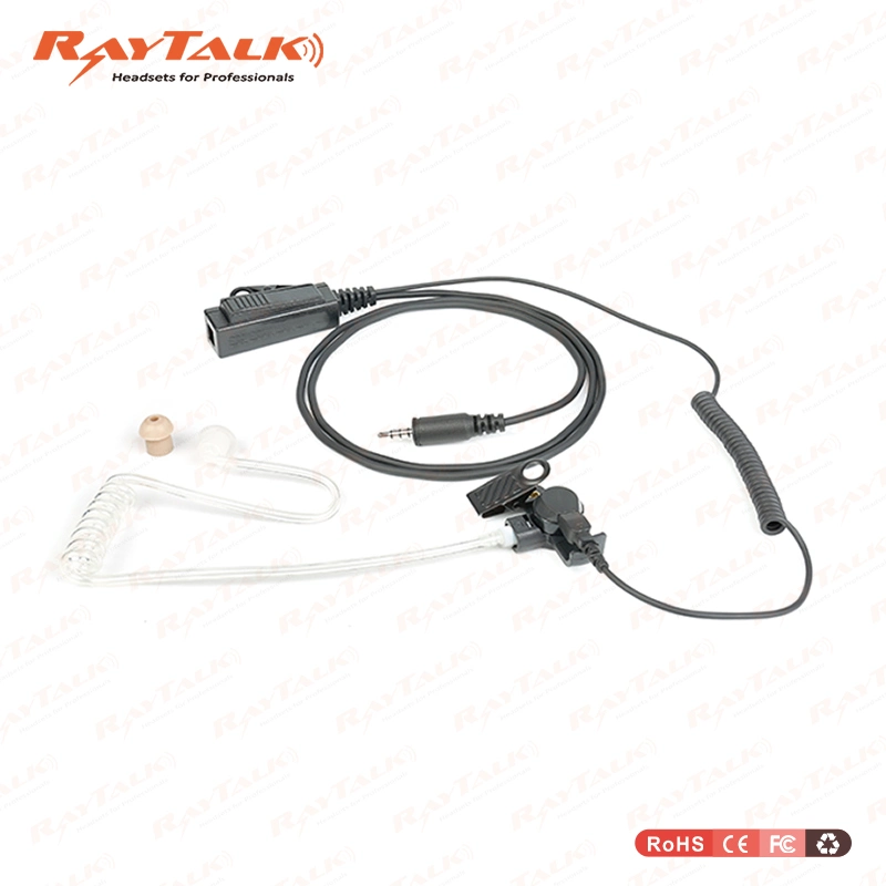 2 Wires Surveillance Acoustic Tube Earpiece for Motorola Dp1400, Cp140, Cp200