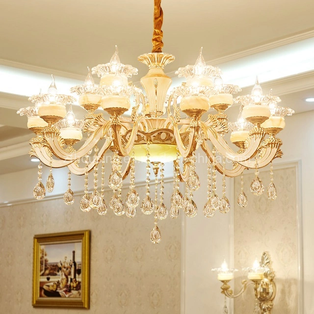 Modern Crystal Candle Chandelier Pendant LED Light Lamp for Home Decoration Zf-Cl-004