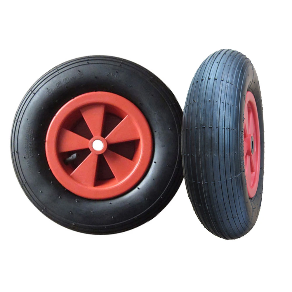 3.50-6 Wheelchair Rubber Wheels 12 Inch Pneumatic Wheel for Wheelbarrow