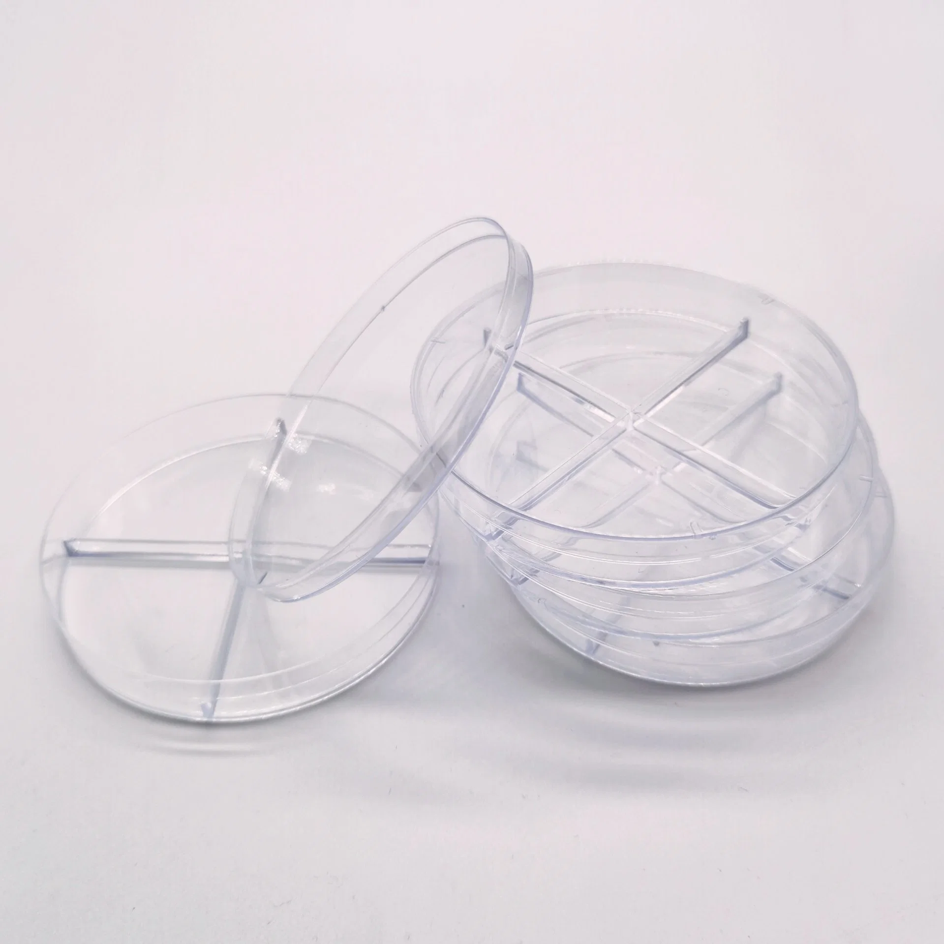 60mm-90mm Sterile Borosilicate Polypropylene Plastic Glass Disposable Petri Dishes