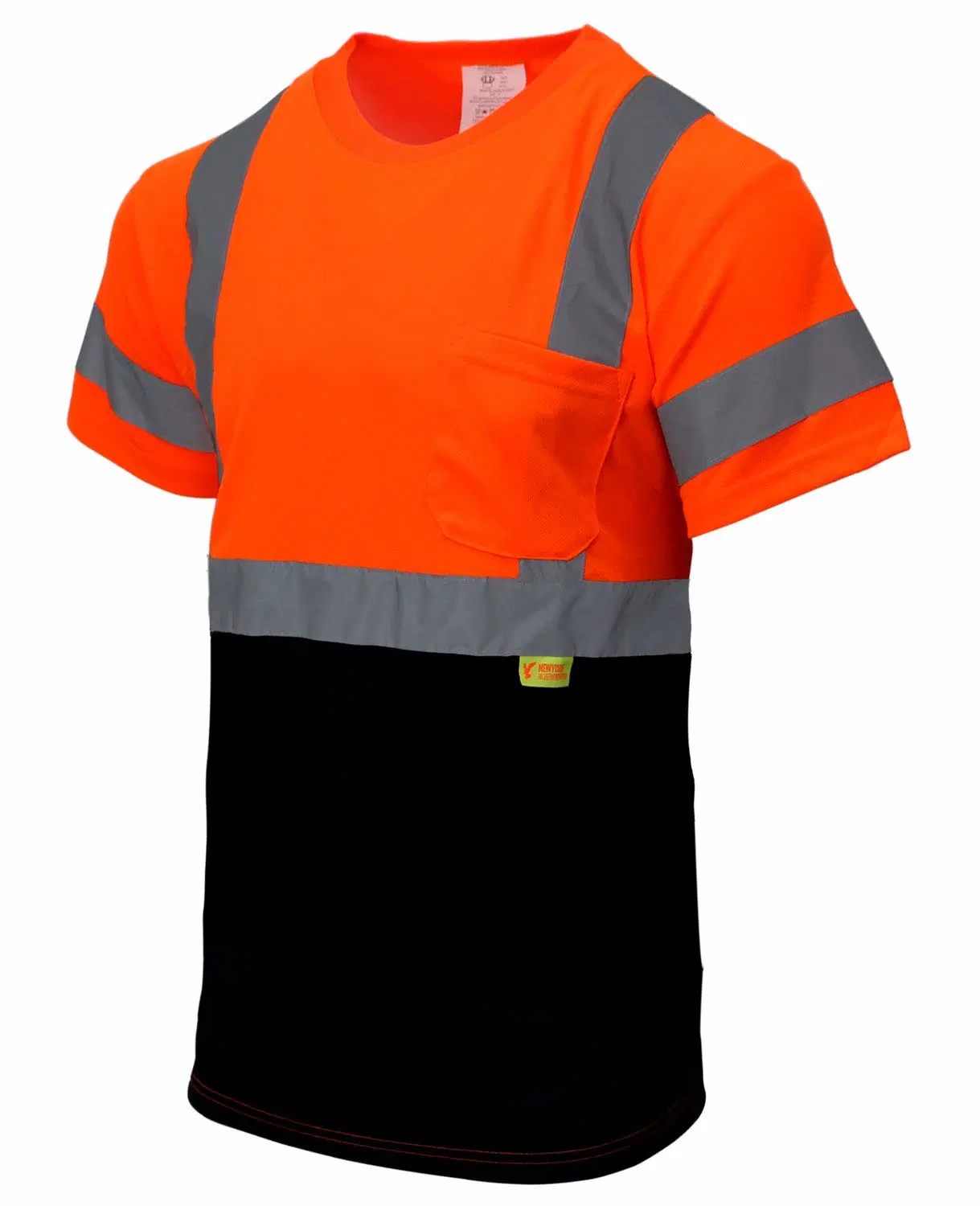 Traffic Safety Polo Shirt Hi Vis Safety Reflective Short Sleeve Workware