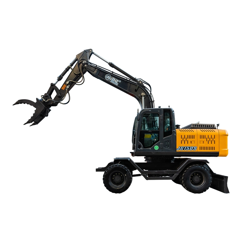 Jg Direct Sales Rocks Grabbing Machine Jg150sz Claw Excavators Stones Lifting Tongs Equipment