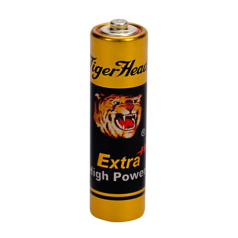 Flashlight Battery Pack, Tiger Head Primary Dry Cell Heavy Duty AA Battery R6p