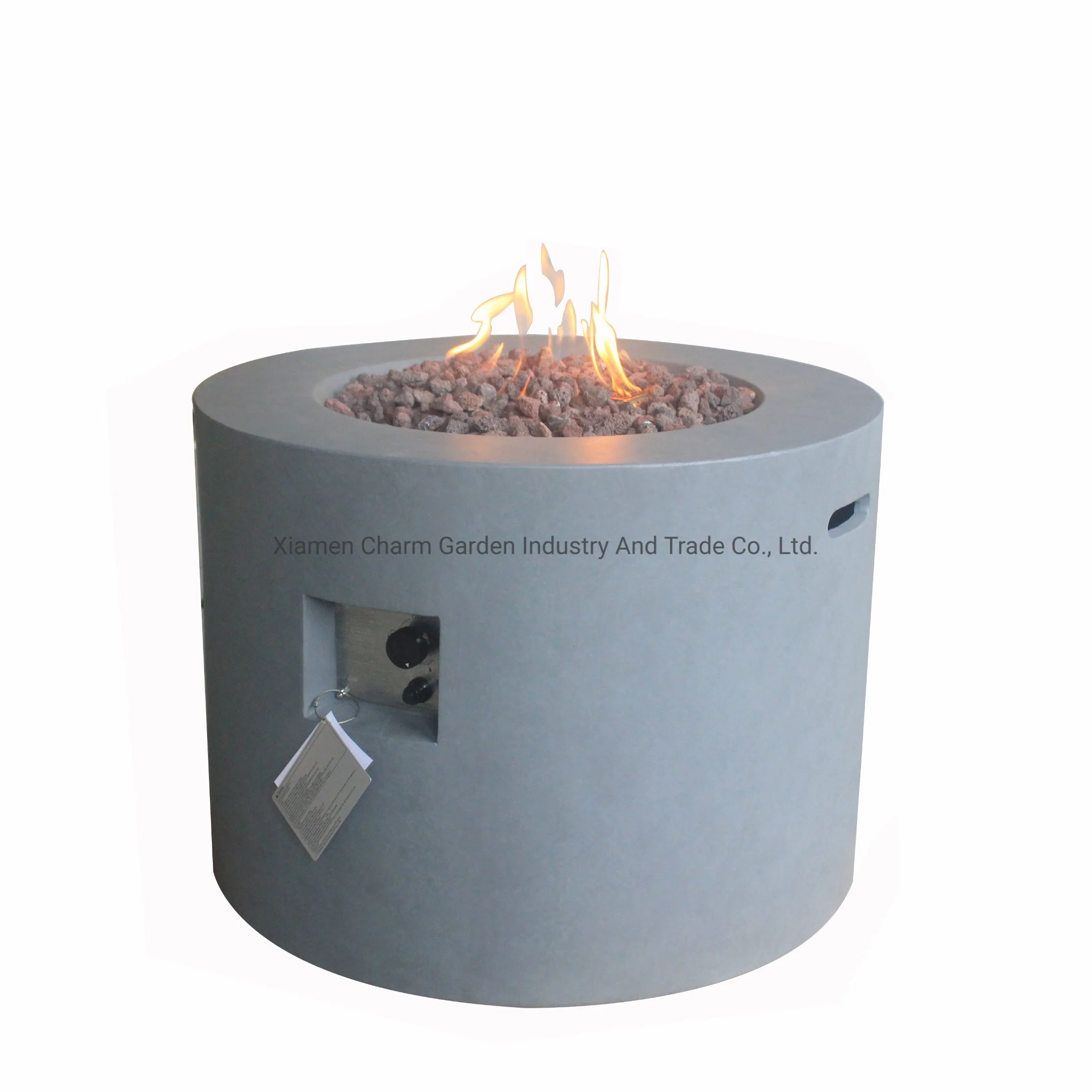 31 Inch Round LPG Certificated Fire Table Gas Tank Fit Inside Fire Pits Outdoor Heater Backyrard Furniture