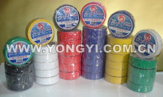 Electrical Adhesive Tape Colored PVC Tape Insulating Tape for Cables and Wires