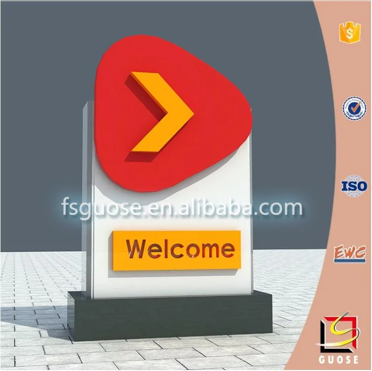 Gas Station LED Display Board Pylon Signs Outdoor Gas Station LED Price Sign