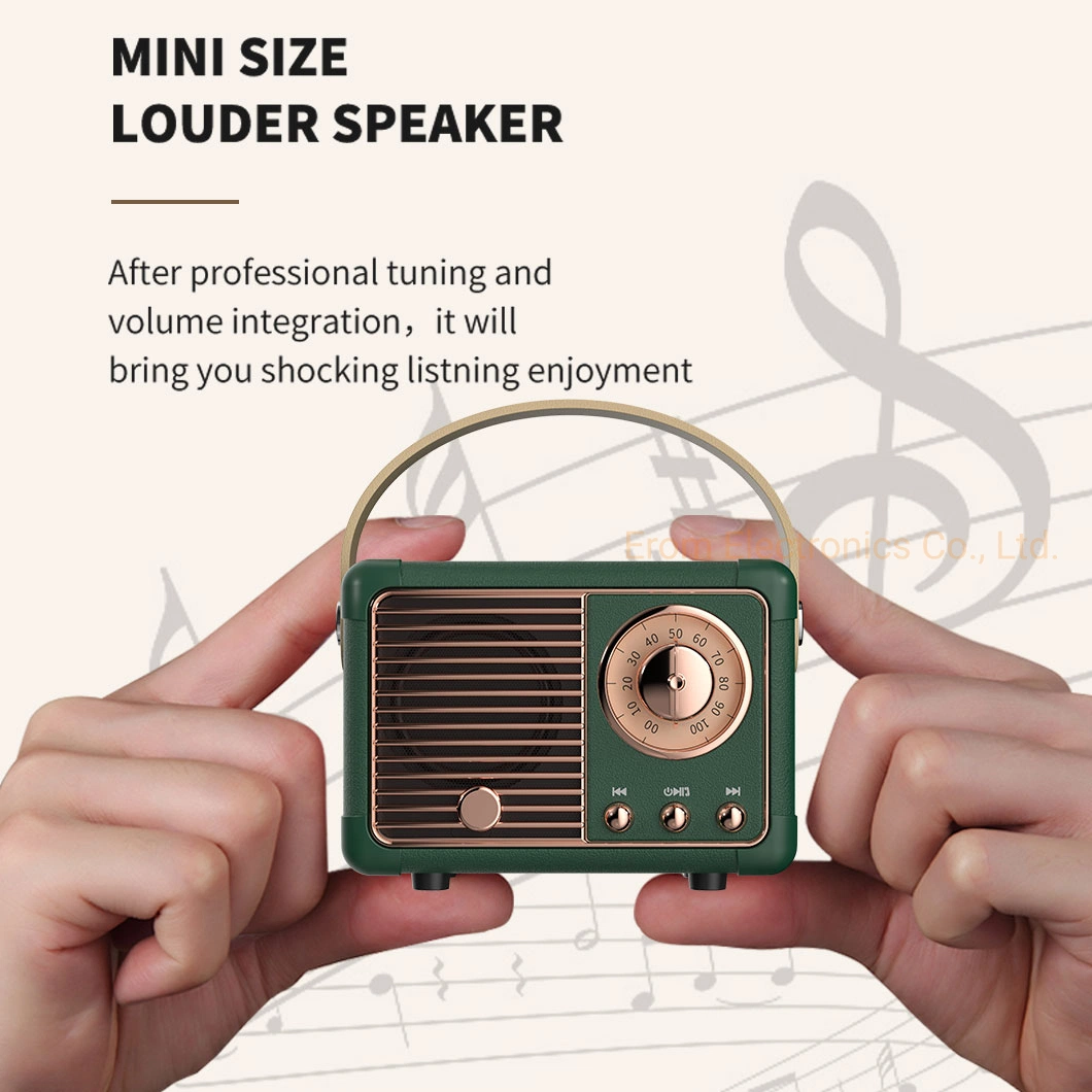 Retro Bluetooth Computer Double Horn Wireless Speaker Wholesale/Suppliers OEM/ODM Factory High Sound System