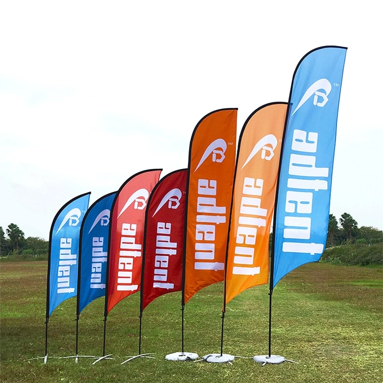 Factory Price Promotion Beach Flag Base Banner Flagpole Water Stand Square Base for Teardrop Feather Square Flying Flag