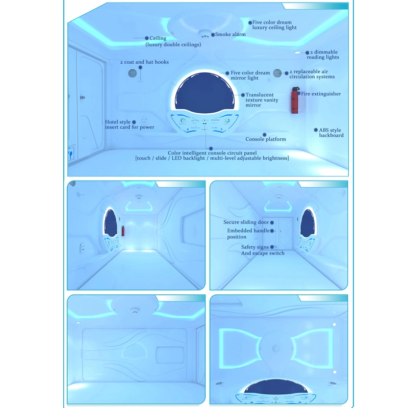 Space Cabin Bed Apartment Hotel Dormitory Bed Sleep Cabin Bed