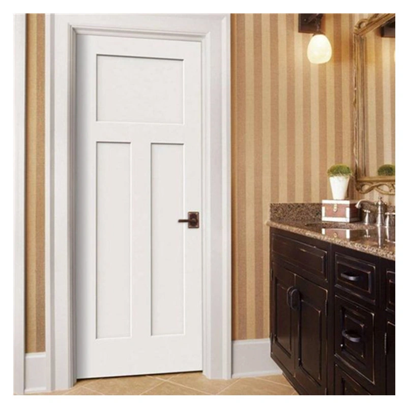 CRAFTSMAN style 3 panneau en bois MDF blanc apprêt creux noyau Porte de l'agitateur en bois