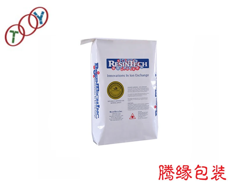 Animals Feed PE Valve Type Bag 25kg Powder Plastic Packaging Bag