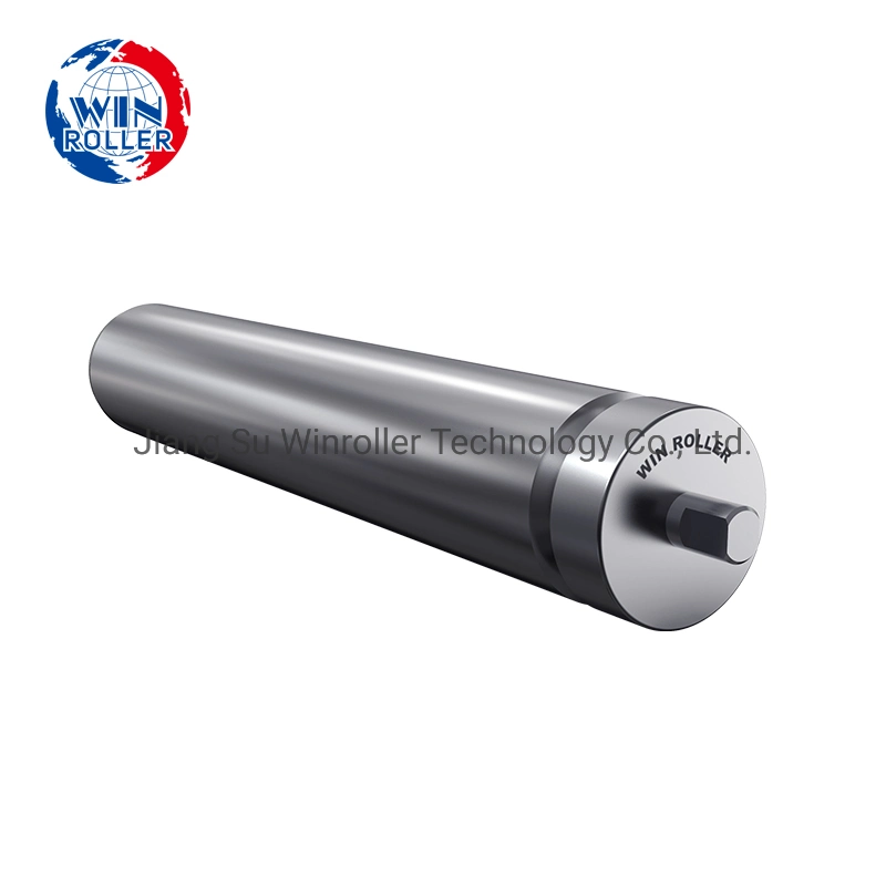 Winroller Drum Type Wire Drawing Surface 82mm Diameter Belt Conveyor Parts for Airport Baggage Belt Conveyor