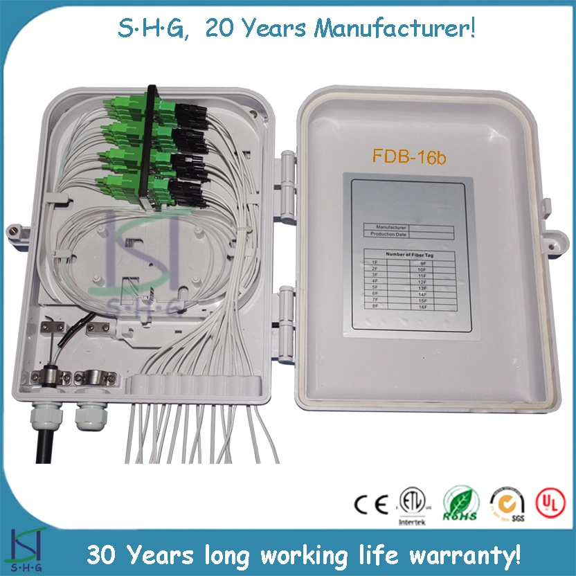 2/4/6/8/12/16/24/32/48 Fiber Splice Factory Price FTTX Optical Splitter Optic Fiber Junction/Distribution/Terminal Box