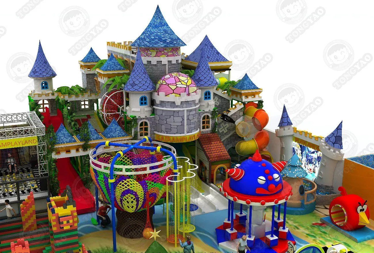 Parque Infantil do Castelo Custom Soft Play