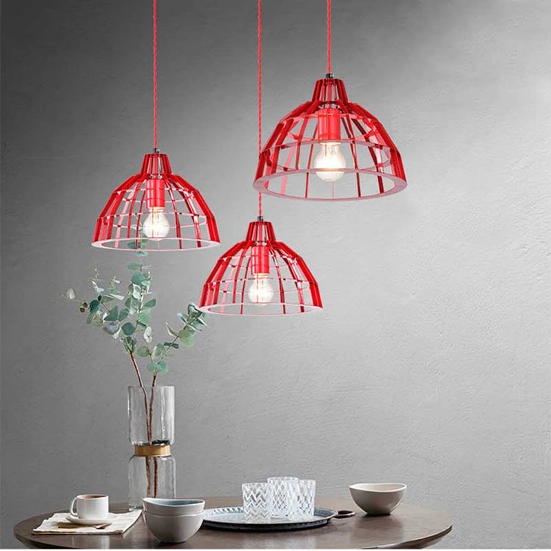 Metal Cage Pendant Lighting for Home Lighting Decoration