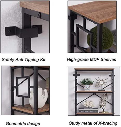 7 camadas de armazenamento de estante altos Rack para visualização Home Office