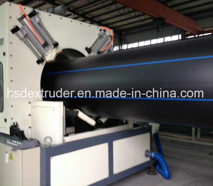 La línea de extrusión de tubo de HDPE extrusionadora de un solo husillo