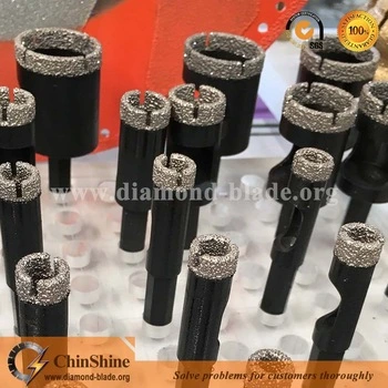 Quality Vacuum Brazed Diamond Hole Saw for Dry Drilling Ceramic Granite Slab