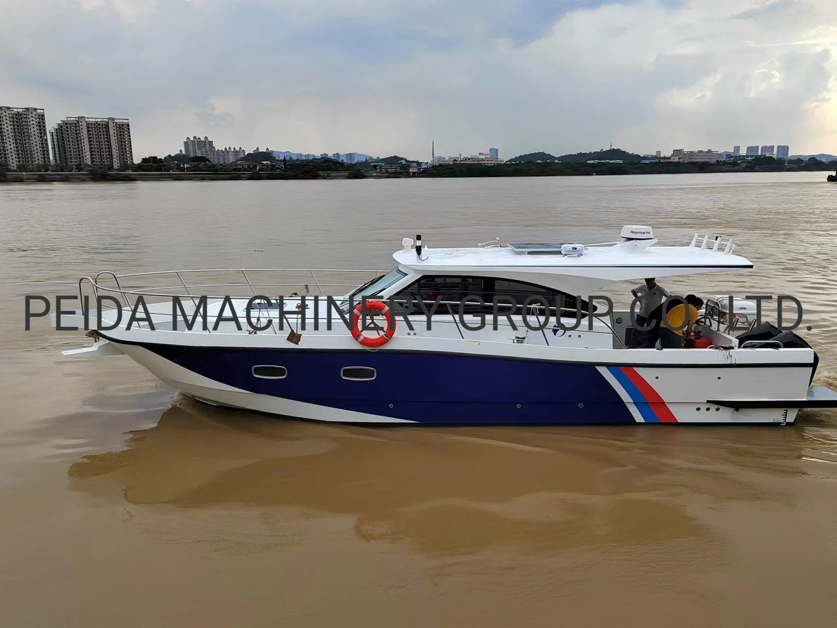 Crucero de aluminio de velocidad de cabina fácil embarcación de pesca de potencia para Venta