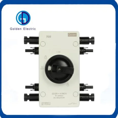 CE Standard Waterproof DC 1000V/1200V 32A Isolator Isolation Disconnect Switch