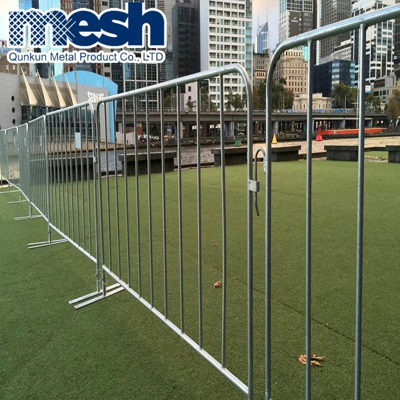 PVC Coated Crowd Control Barrier Temporary Fence