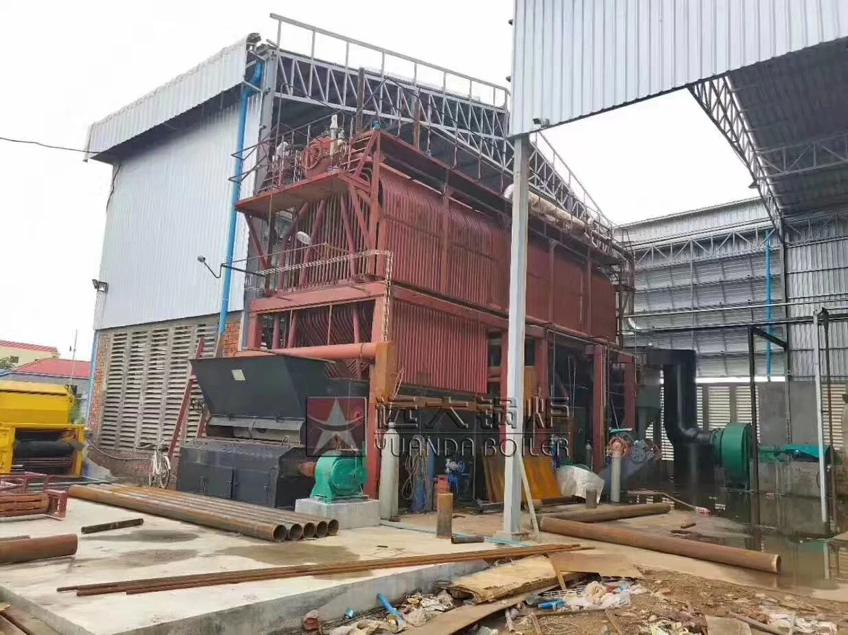 2020 Fabricación de fábrica el 25 de 25 toneladas de biomasa de cáscara de arroz paddy carbón Tph los residuos sólidos caldera de vapor de combustible
