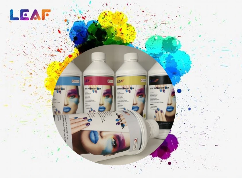 Leaf Digital Bottle, Carton 1kg/5kg/Bottle Watermark Price Dtf Printing Ink Factory Lf-Pb470