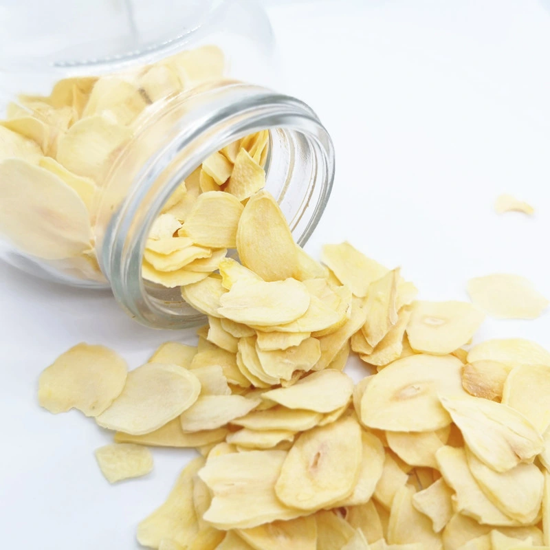 Dehydrated White Garlic Flakes Garlic Slices for Snack Food Ingredient