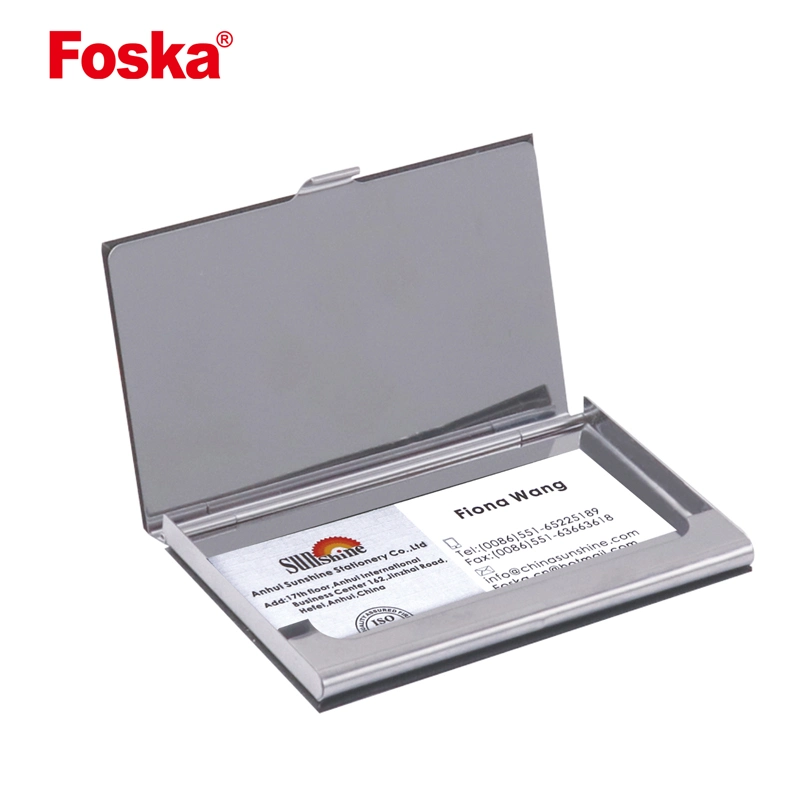 Foska Hot Metal Business Name Card Case