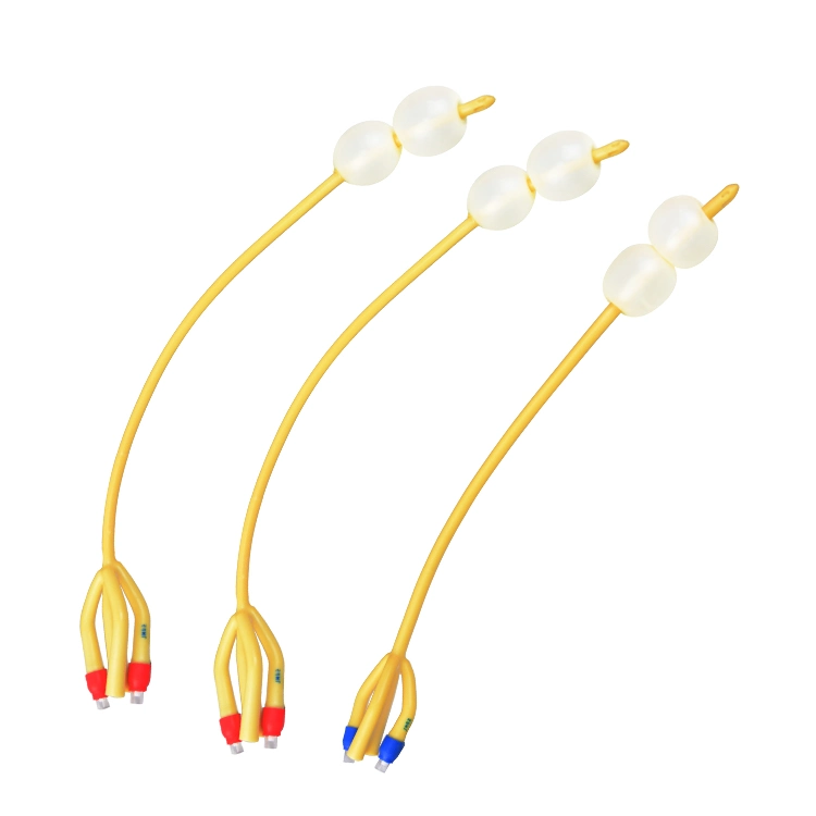 4 Way Double Balloons Foley Catheter