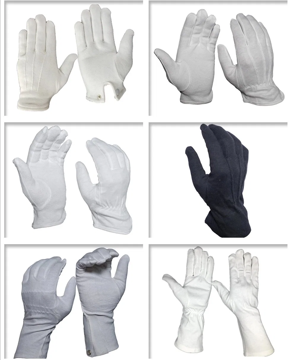 Marching Ceremony Police Army Military Formal Uniform Microfiber Glove White