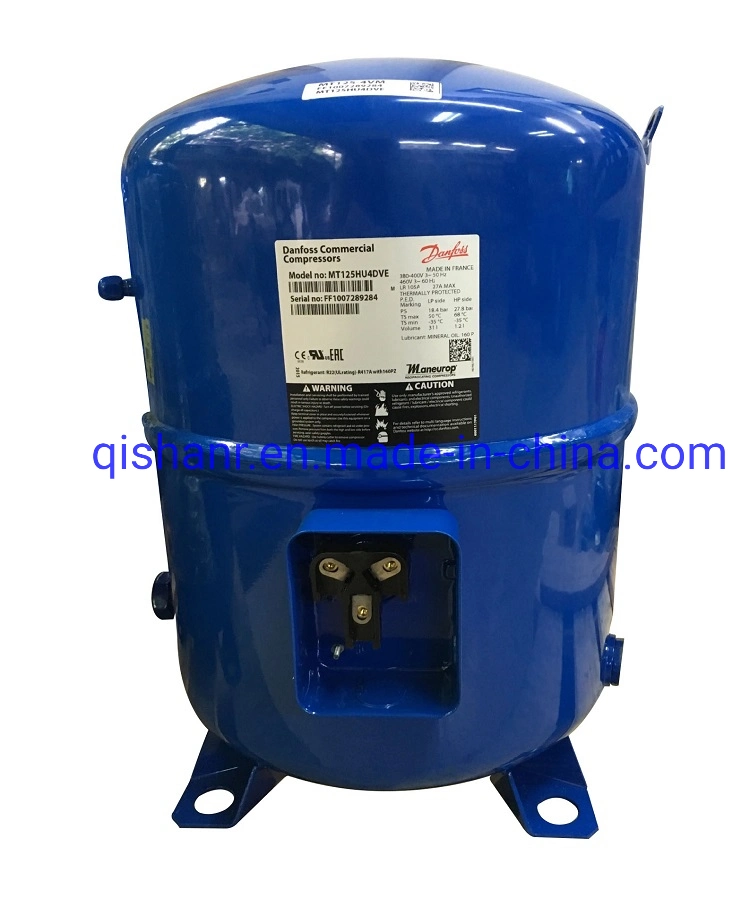 Danfos R404A Mt80HP3cve 7HP Cold Storage Chiller Compressor Maneurop Reciprocating Refrigerator Compressor