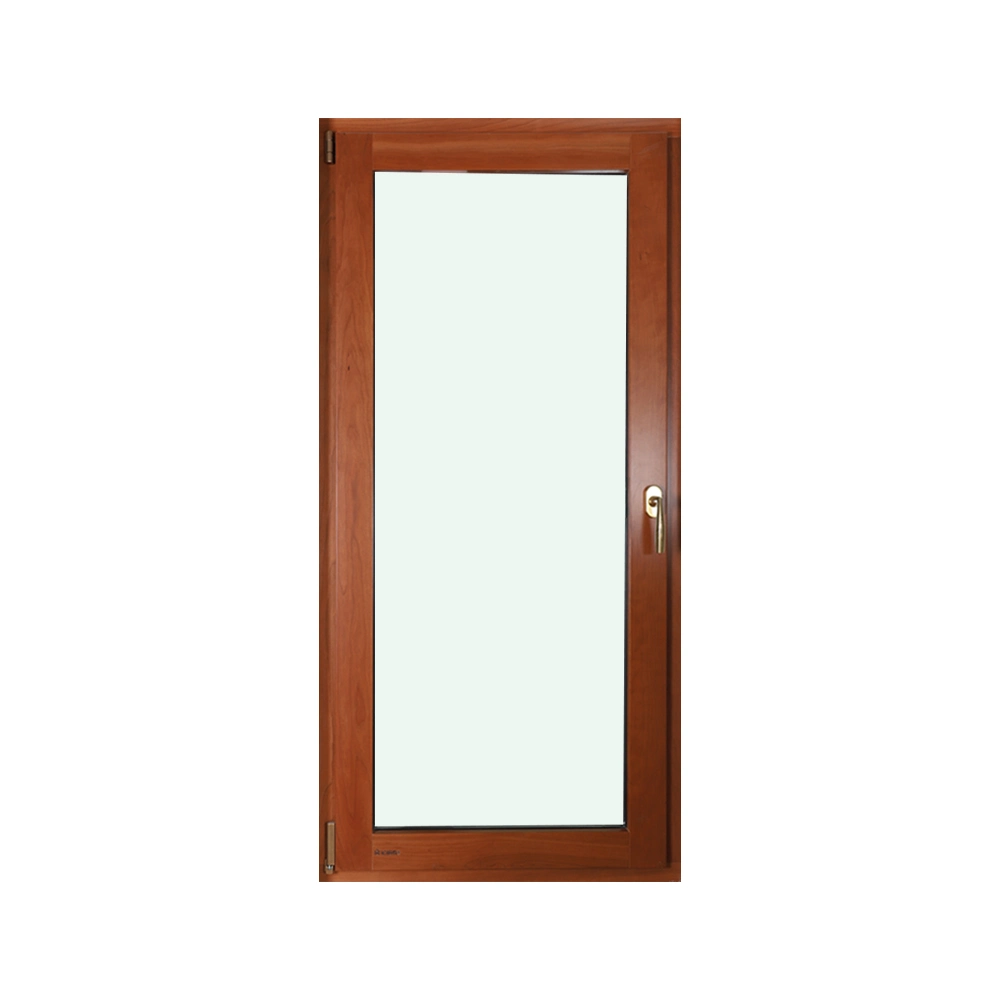 Ha97 Customizable Inward Sliding Window American Oak Inward Tilt-Turn Window Aluminum Wood Composite Window