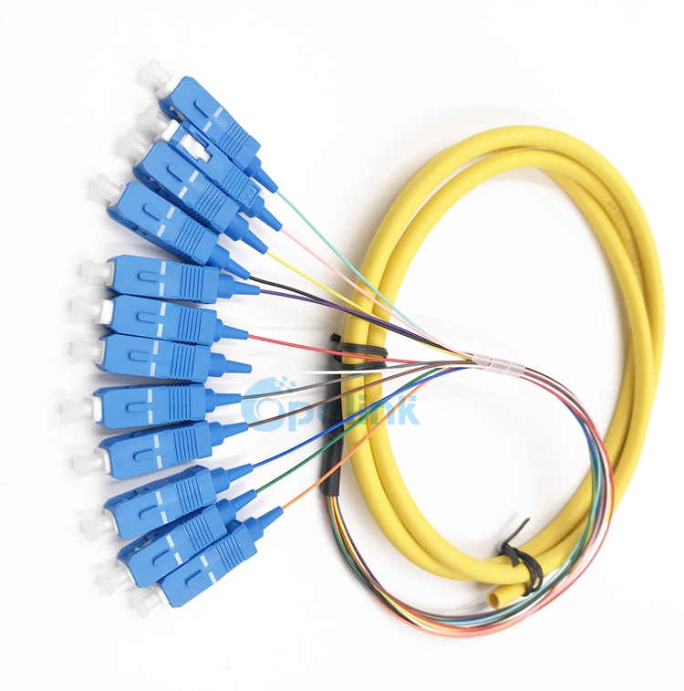 High quality/High cost performance Distribution Optical Fiber Pigtail Sc/Upc for Fiber Optic Data Transmission