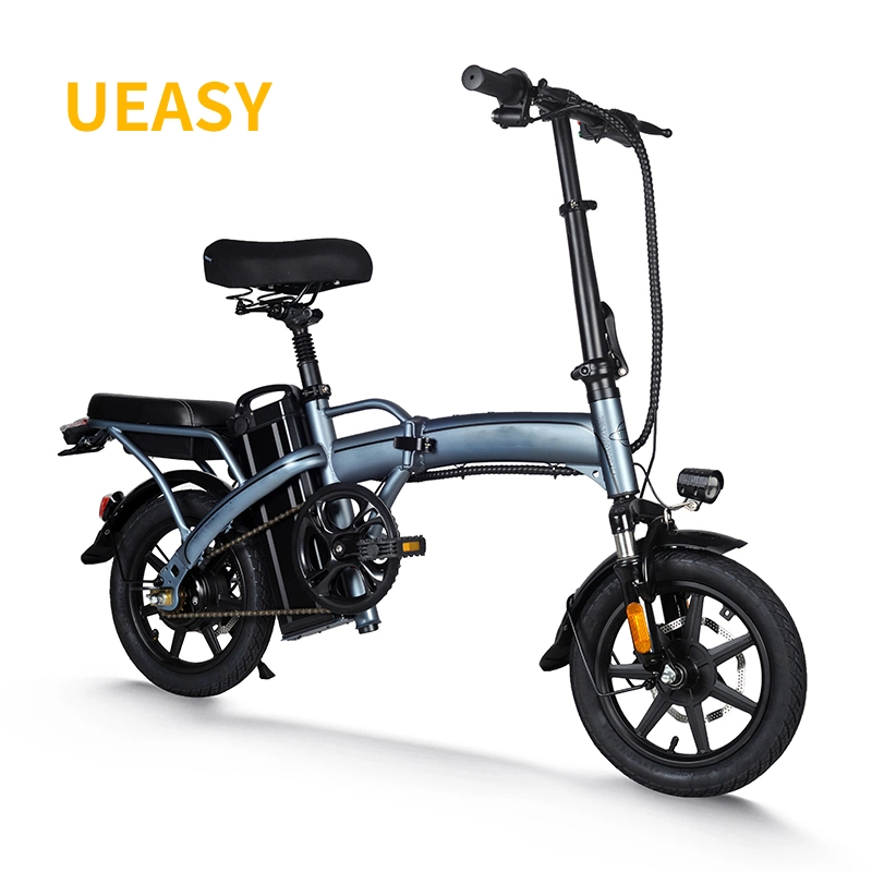 Adult Folding Electric Bicycle Light Men's and Women's Mini Electric Bicycle Rear Shock Absorption Electric Folding Bicycle