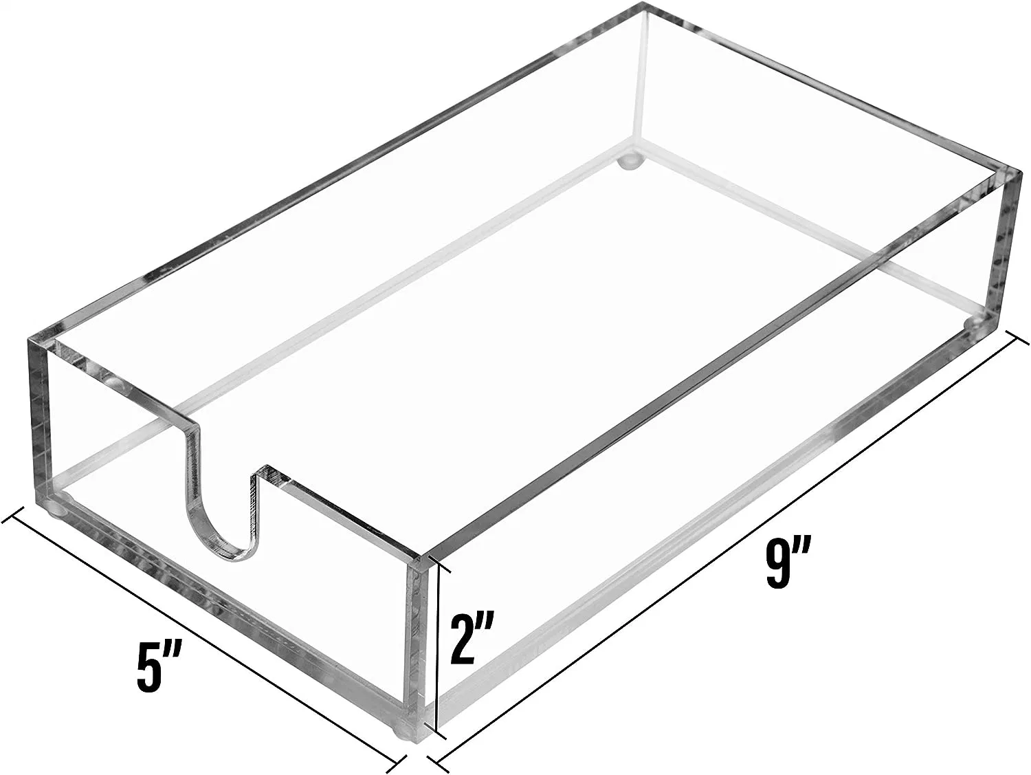 Customize Storage Clear Acrylic Tray