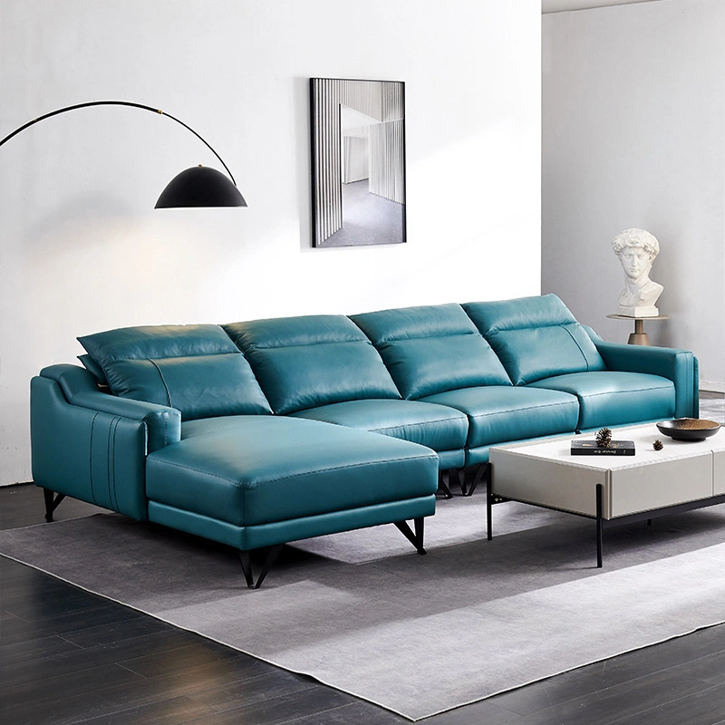 Multifunctional Leather Sofa Export to Europe Country Sofa Theater Home Furniture Sofa