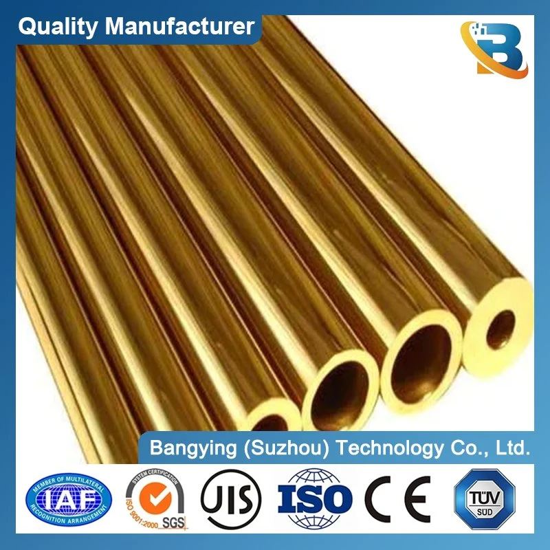 Thick Walled Brass Tube ASTM 70/30 Cuzn37 Cuzn40 Brass Pipe / Brass Tube