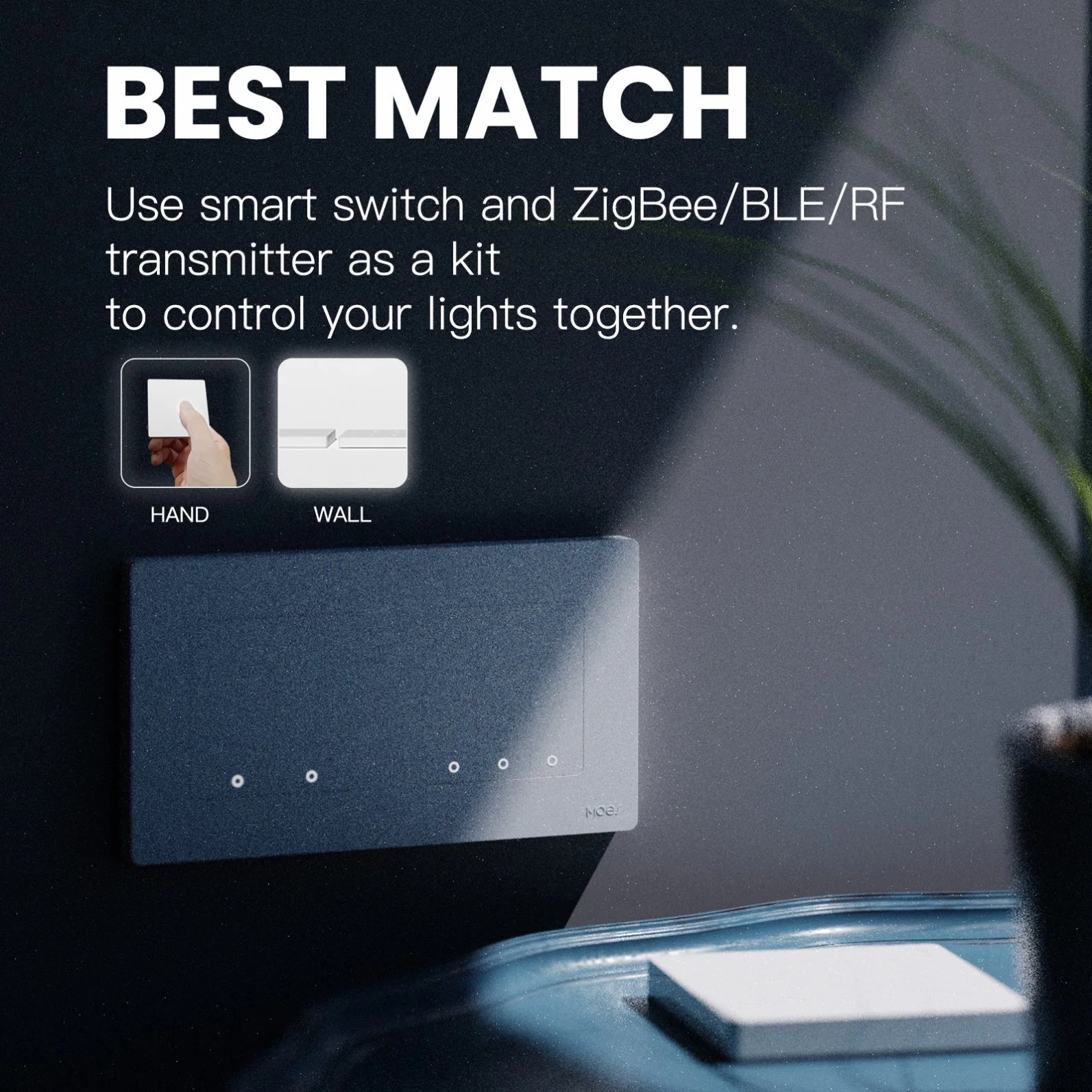 Auto Lighting System Tuya Smart Wall Switches EU UK Push Button Switch No Neutral Required Zigbee Hub Gateway Required