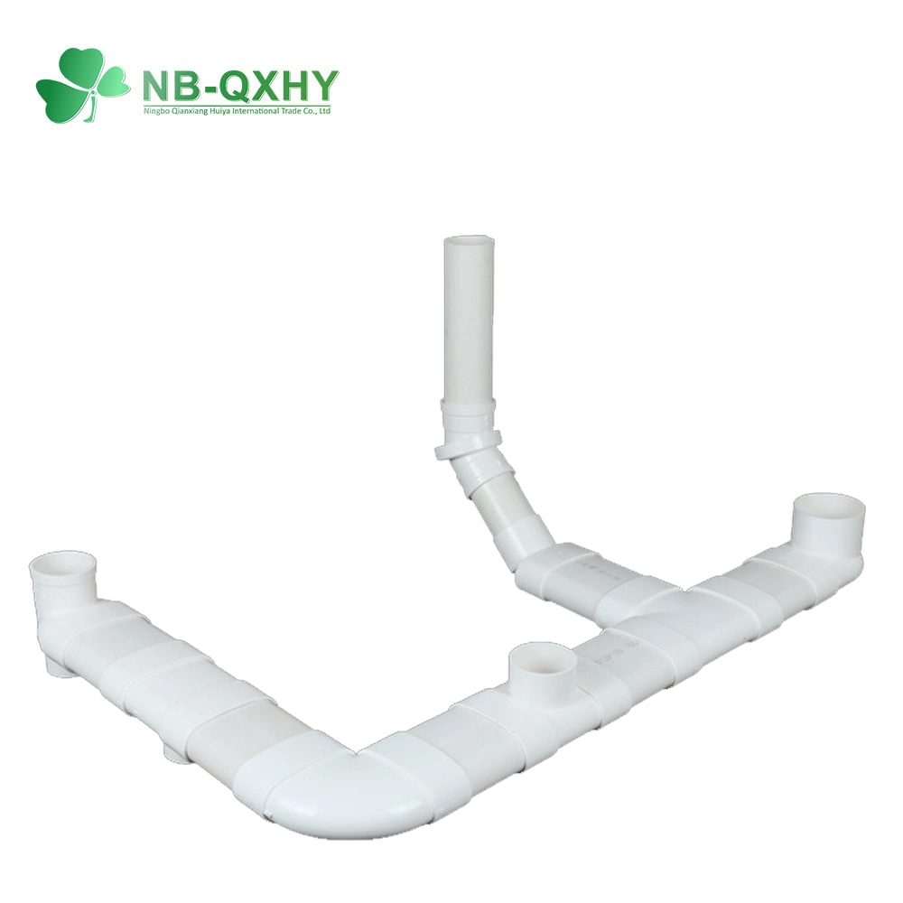 PVC 45 Deg Oval Drain Fittings Tee UPVC Reducer Elbow