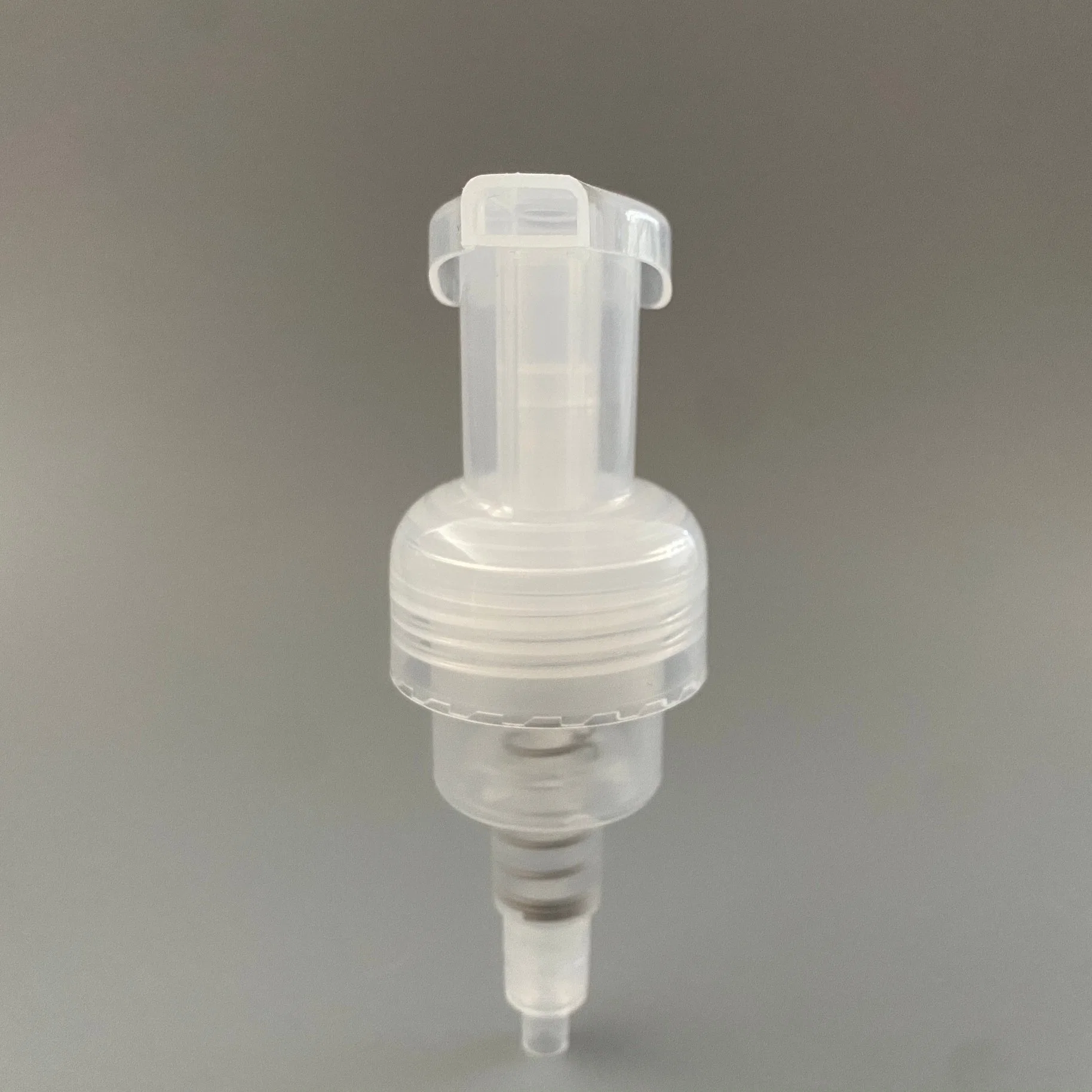 40mm de espuma de plástico transparente para el cuerpo de bomba de mano de limpieza Limpieza Dispensador de jabón para la espuma con la izquierda a derecha bloqueada