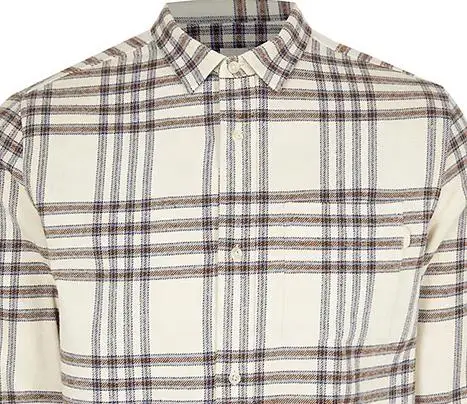 Plaid Shirt Slim Long-Sleeved Woven Men's Casual Business Shirt