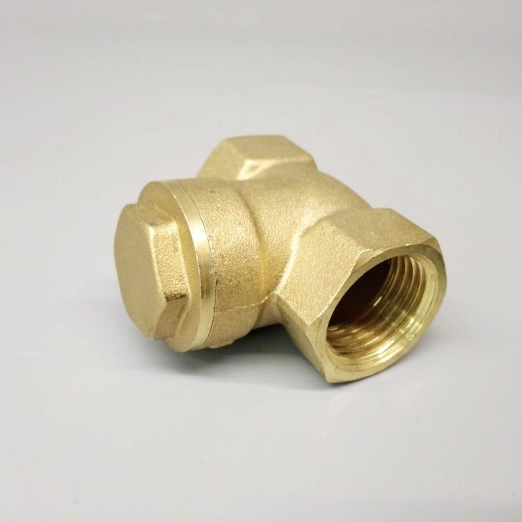 Brass Horizontal Non-Return Check Valve for Water Supply Pipe System