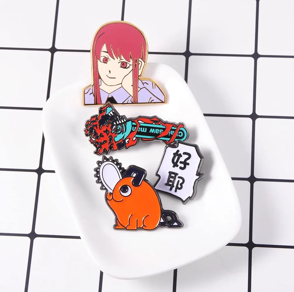 Keychain Custom Design Anime Hot Sale Aryclic Metal Badges Souvenir Gift China Wholesale/Supplier Hard Soft Enamel Metal Crafts Manufacturer Badge for Souvenir
