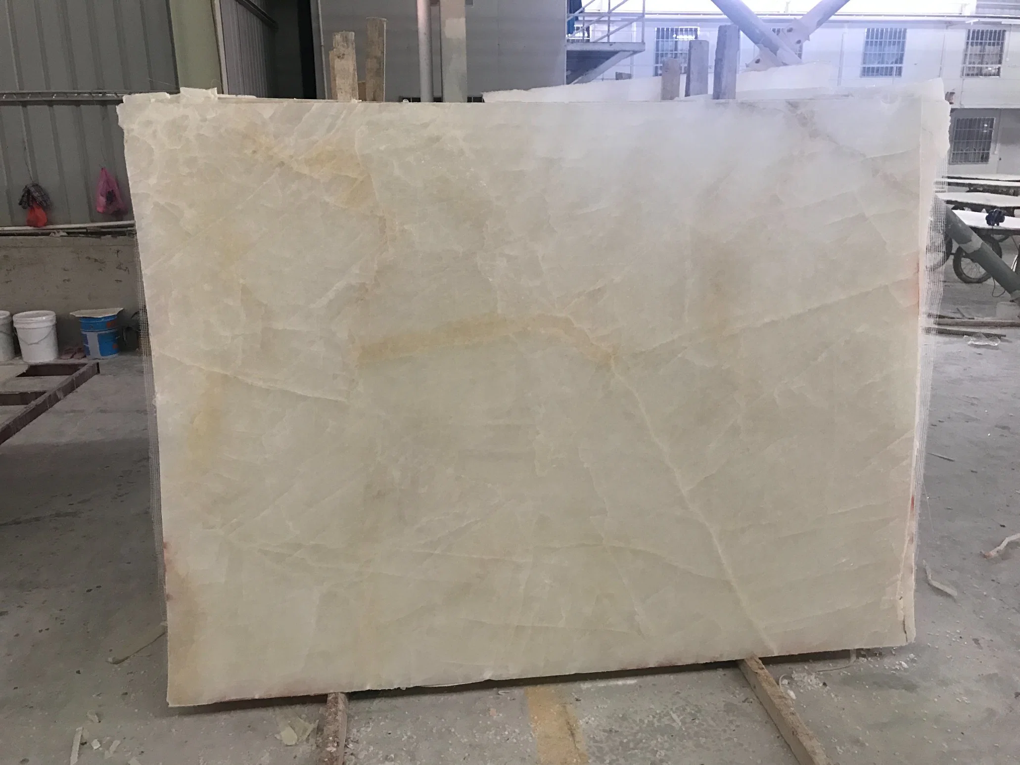 White Marble Stone Onyx Marble Slab Interior Floor Wall Tile