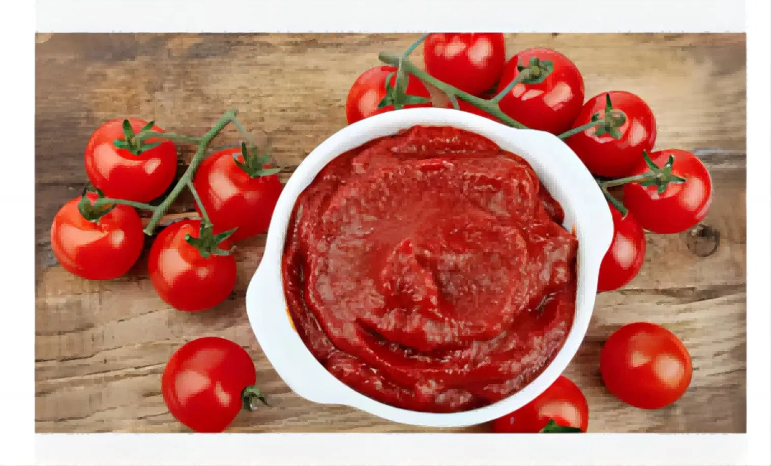 Pasta de Tomate de alta calidad 36-38% Salsa de Tomate concentrada fresca para Ketchup