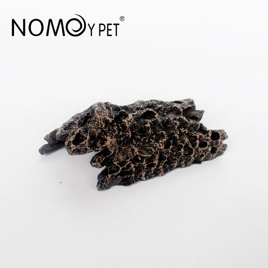 Nomoy Pet Aquarium Hollow Tree Tunnel Cave Ornament Fish Shrimp Turtle Hiding Shelter Fish Tank Decorations Accessories