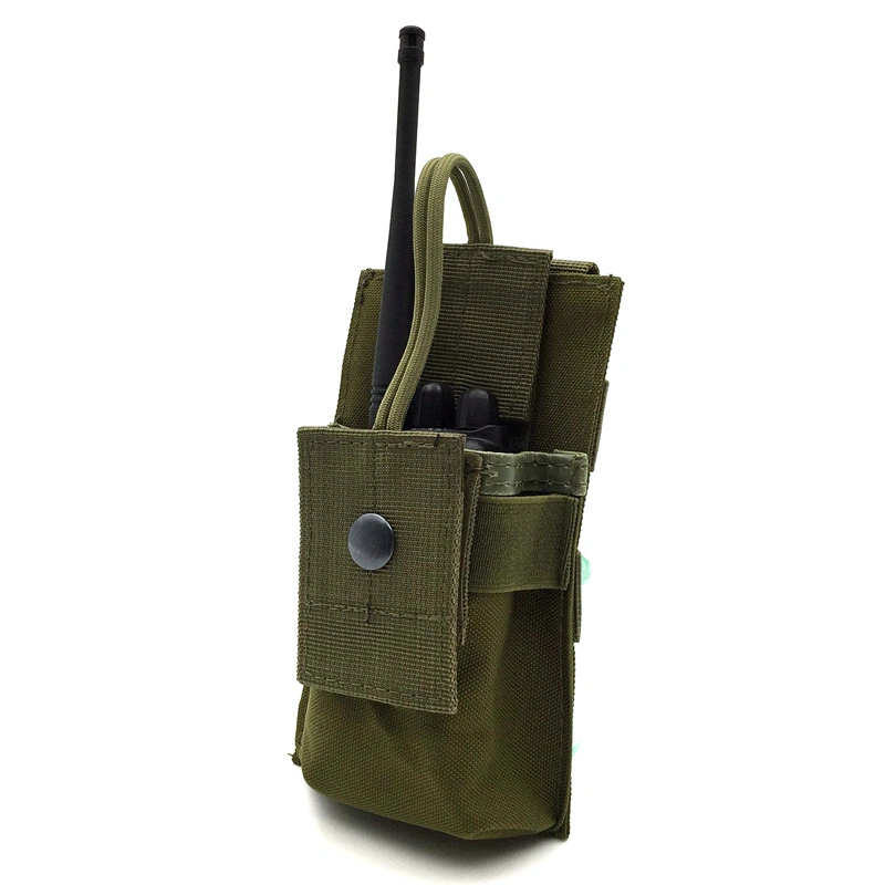 Housse imperméable molle de la Police militaire tactique de chasse Sac interphone