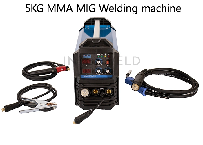 5kg MIG MMA Schweißmaschine Gas/Gasloser Schweißmaschine